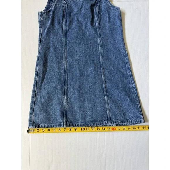 Abercrombie And Fitch Denim Mini Dress Womens M Y2K - Picture 5 of 7